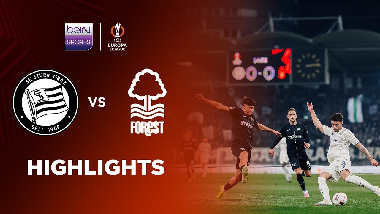 #ไฮไลท์ฟุตบอล [ สตวร์มกราซ 0 - 0 น็อตติ้งแฮม ฟอเรสต์ ] ยูฟ่า ยูโรป้า ลีก 2025/7.11.68