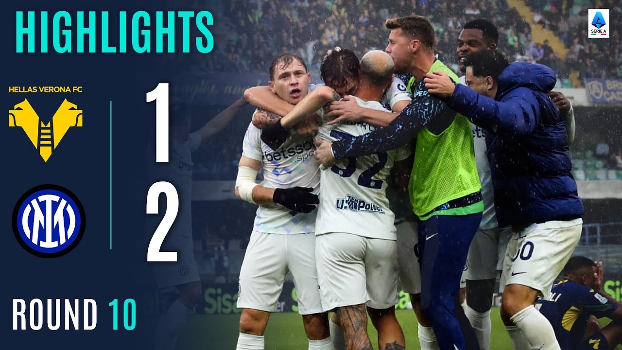 #ไฮไลท์ฟุตบอล [ เวโรน่า 1 - 2 อินเตอร์ มิลาน ] กัลโช่ เซเรียอา อิตาลี 2025/3.11.68