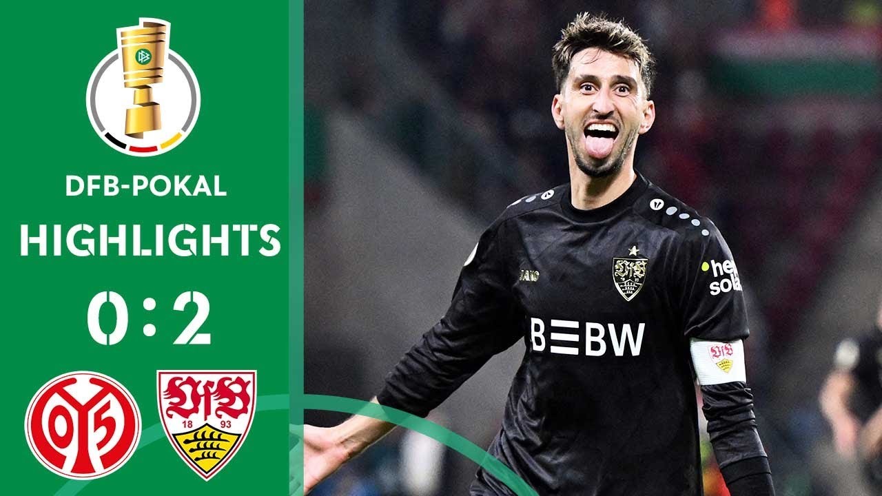 #ไฮไลท์ฟุตบอล [ ไมนซ์ 0 - 2 สตุ๊ตการ์ต ] เดเอฟเบ โพคาล เยอรมัน 2025/30.10.68