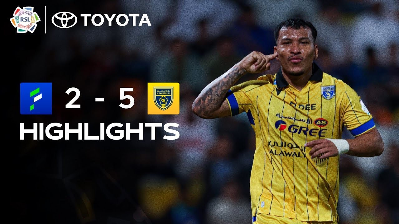 #ไฮไลท์ฟุตบอล [ อัล ฟาร์ท 2 - 5 อัล ทาวอน ] ซาอุดีอาระเบีย โปรเฟสชั่นแนล ลีก 2025/8.11.68