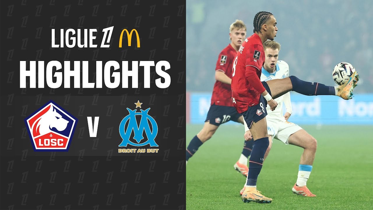 #ไฮไลท์ฟุตบอล [ ลีลล์ 1 - 0 โอลิมปิก มาร์กเซย ] ลีกเอิง ฝรั่งเศส 2025/6.12.68